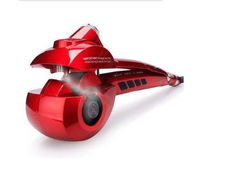 Steamer Curl-fer à boucler pro LCD Miracurl automatique Rouge avec fonction