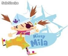 Stickers décoratifs de la série TV Mila