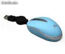 Stock 100 pz di mini mouse m3009 ottico per notebook power x usb azzurro 800dpi