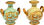 Stock 126 mini anfore 8/9cm terracotta - Foto 2