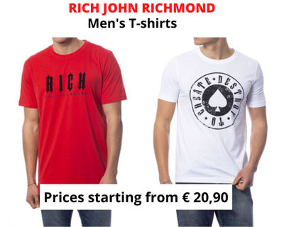 Stock camisetas hombre rich john richmond