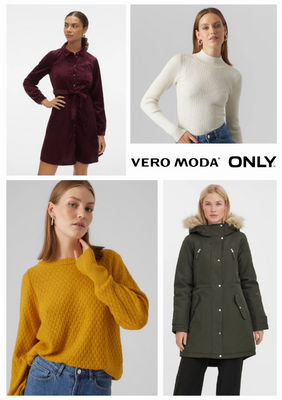 Stock Damen-Winterbekleidung VERO MODA und ONLY: Bestseller-Gruppe