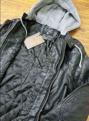 Stock de jaqueta de couro sintético para homen - Foto 5