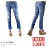 Stock Donna Jeans Sexy Woman