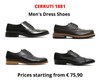 Stock elegant men&#39;s shoes cerruti 1881