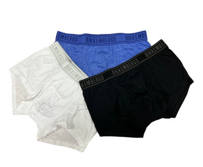 Stock Intimo uomo Bikkembergs ( bipack slip e boxer white, black , blue )