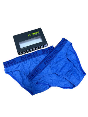 Stock Intimo uomo Bikkembergs ( bipack slip e boxer white, black , blue ) - Foto 3