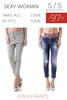 Stock jeans e pantaloni sexy woman s/s