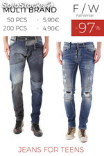 Stock Jeans for Teens F/W
