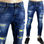 &amp;quot;Stock Jeans pantaloni Uomo giovanili elastici&amp;quot; pz. 39 - Foto 2