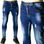 &amp;quot;Stock Jeans pantaloni Uomo giovanili elastici&amp;quot; pz. 39 - Foto 5