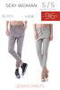 Stock jeans pants sexy woman s/s