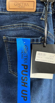 Stock Jeans push up di Gretha Milano F.W. disponibili in diversi colori e modell