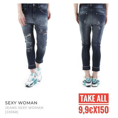 Stock Jeans Sexy Woman