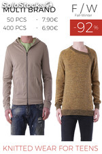 Stock Knitted Wear for Teens F/W