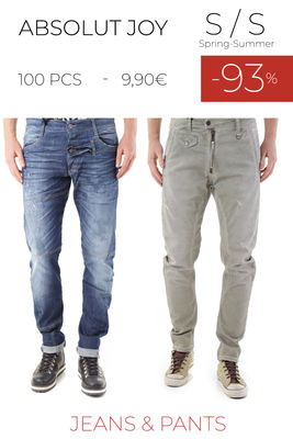 Stock man jeans and pants absolut joy s/s