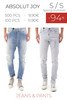 Stock man&#39;s jeans pants absolut joy s/s
