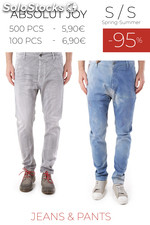 Stock man&#39;s jeans pants absolut joy s/s