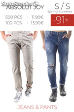 Stock man&#39;s jeans pants absolut joy s/s