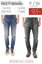 Stock Men&#39;s Jeans all sizes F/W