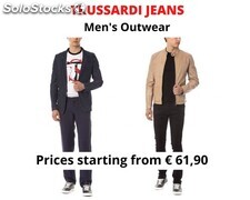 Stock men&#39;s outerwear trussardi jeans