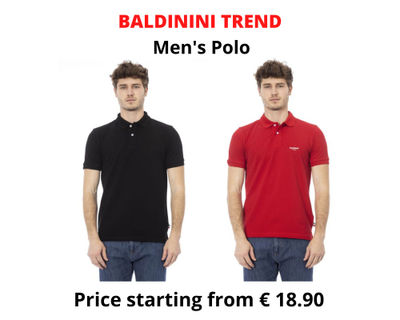 Stock men&#39;s polo baldinini trend