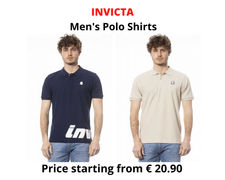 Stock men&#39;s polo shirts invicta