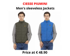 Stock men&#39;s sleeveless jackets ciesse piumini