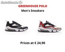 Stock men's sneakers greenhouse polo