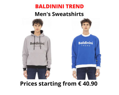 Stock men&amp;#39;s sweatshirts baldinini trend - Zdjęcie 2