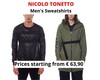Stock men&#39;s sweatshirts nicolo&#39; tonetto