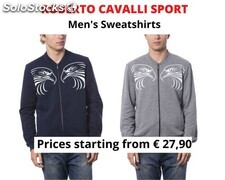 Stock men&#39;s sweatshirts roberto cavalli sport