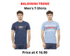 Stock men&#39;s t-shirts baldinini trend