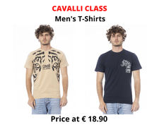 Stock men&#39;s t-shirts cavalli class