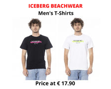 Stock men&#39;s t-shirts iceberg beachwear