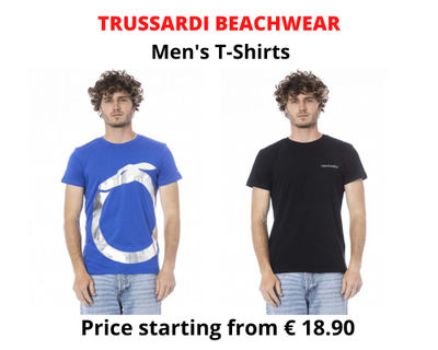 Stock men&#39;s t-shirts trussardi beachwear