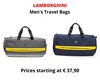 Stock men&#39;s travel bags lamborghini