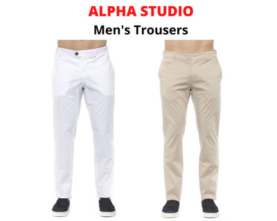 Stock men&#39;s trousers alpha studio