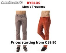 Stock men&#39;s trousers byblos