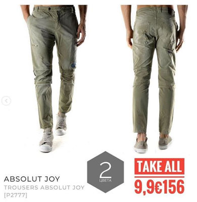 Stock Men&amp;#39;s Trousers of Absolut Joy - Zdjęcie 5