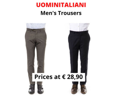 Stock men&#39;s trousers uominitaliani