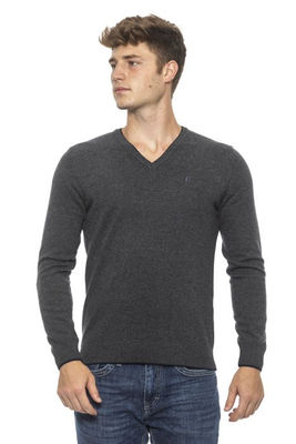 Stock men&amp;#39;s v-neck sweaters conte of florence - Zdjęcie 4