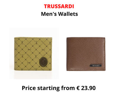 Stock men&#39;s wallet trussardi