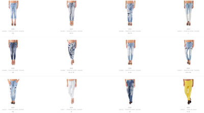 Stock mujer jeans pantalones s / s - Foto 5