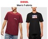Stock of men&#39;s t-shirts diesel