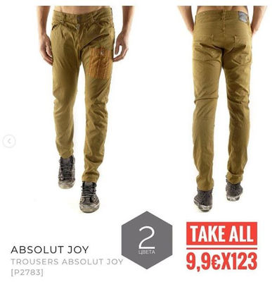 Stock Pantalone da Uomo Absolut Joy - Foto 2