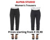 Stock pantaloni donna alpha studio