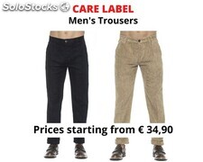 Stock pantaloni uomo care label
