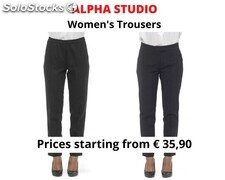 Stock pants woman alpha studio