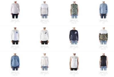 Stock shirts for man absolut joy s/s - Photo 2